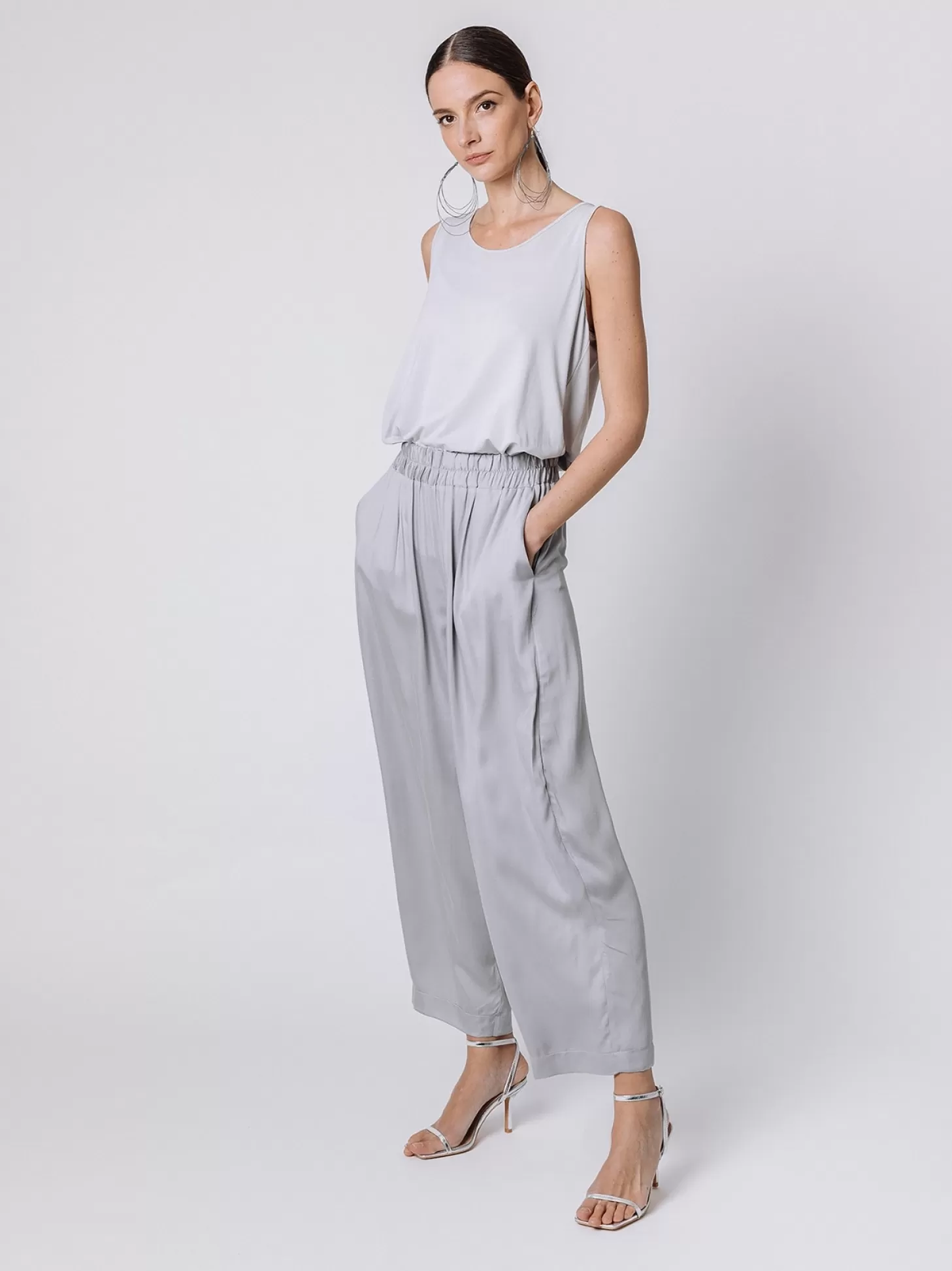 Women Martino Midali Viscose Gaucho Trousers